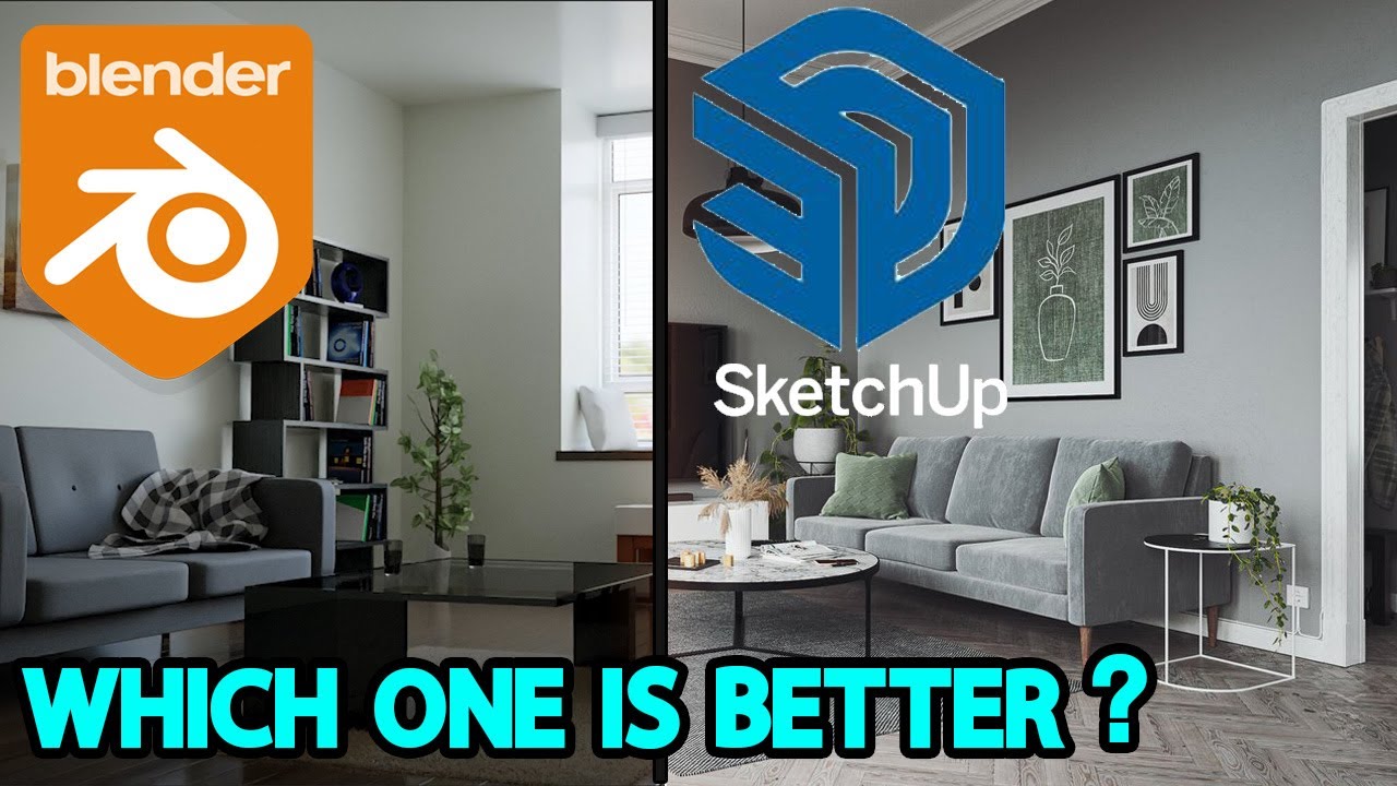Blender или Sketchup — что лучше?
