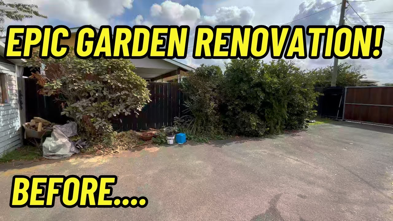DIY Garden Transformation with No Dig Beds | Backyard Makeover Before & After
