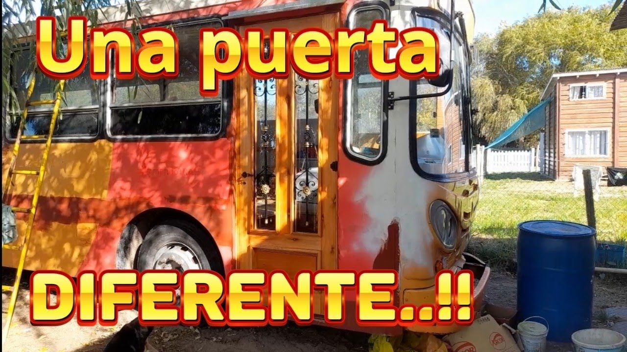 Puerta motorhome...!!  Trabajando en familia  !!