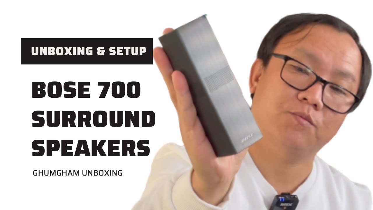 Видео распаковки и настройки акустических систем объёмного звучания Bose 700 | Распаковка Ghumgha...