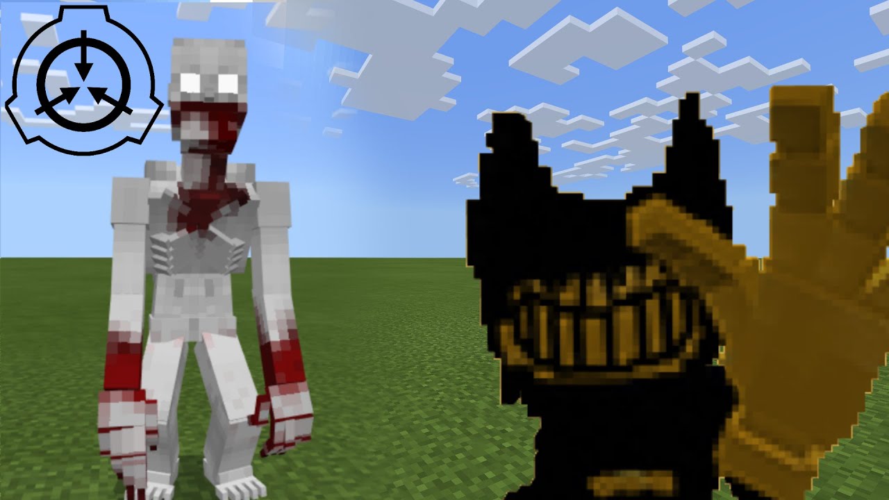 Bendy and the ink machine Vs. SCP Foundation in Minecraft PE