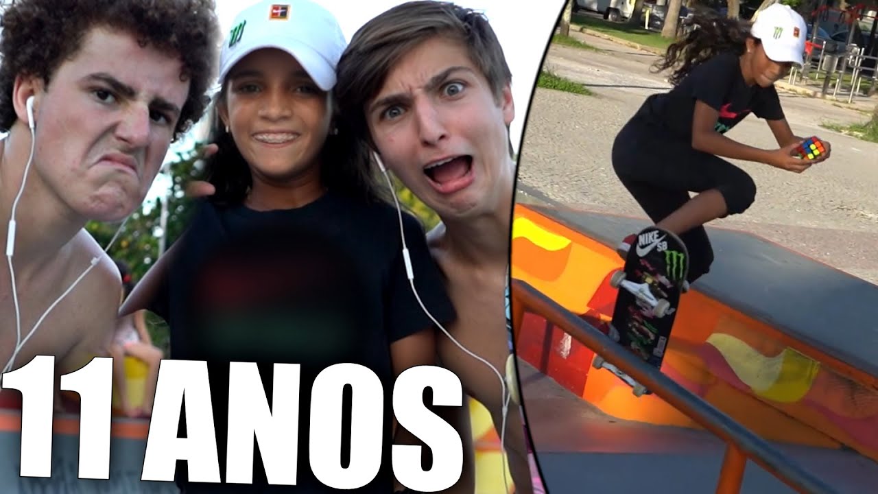 CAMPEÃ MUNDIAL DE SKATE ACABOU COM A GENTE!!!