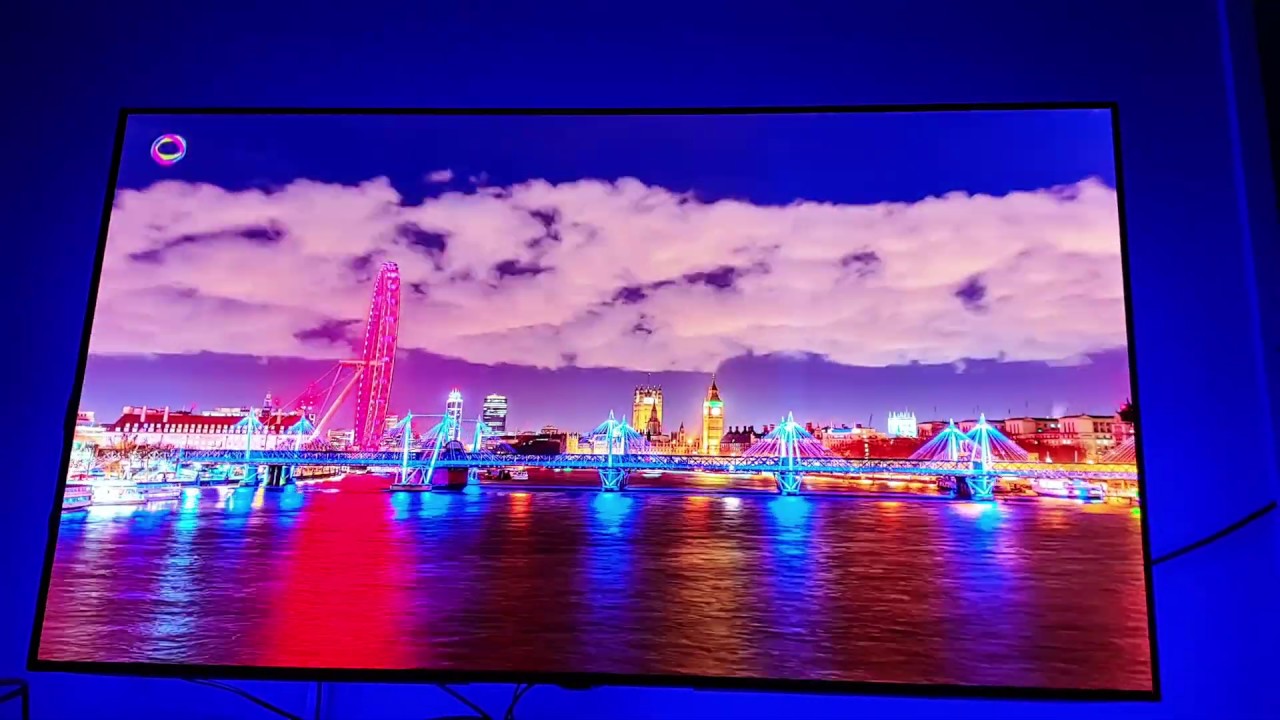 LG B9 55 4k HDR night video test London