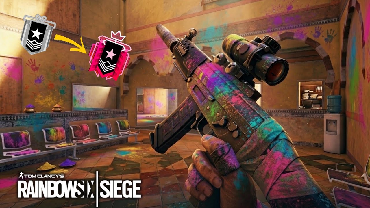 Rainbow six rank push highlights 💪☠️ 
