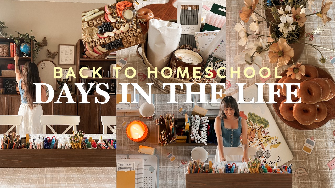 FIRST WEEK BACK TO HOMESCHOOL 2026&ndash;2027 | Homeschool Mom of 4 Days in the Life