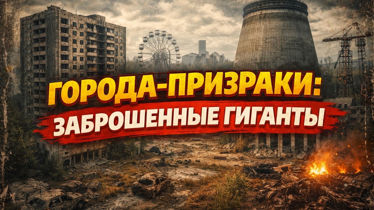 Империи исчезли, города остались: мёртвые стройки СССР и мира!