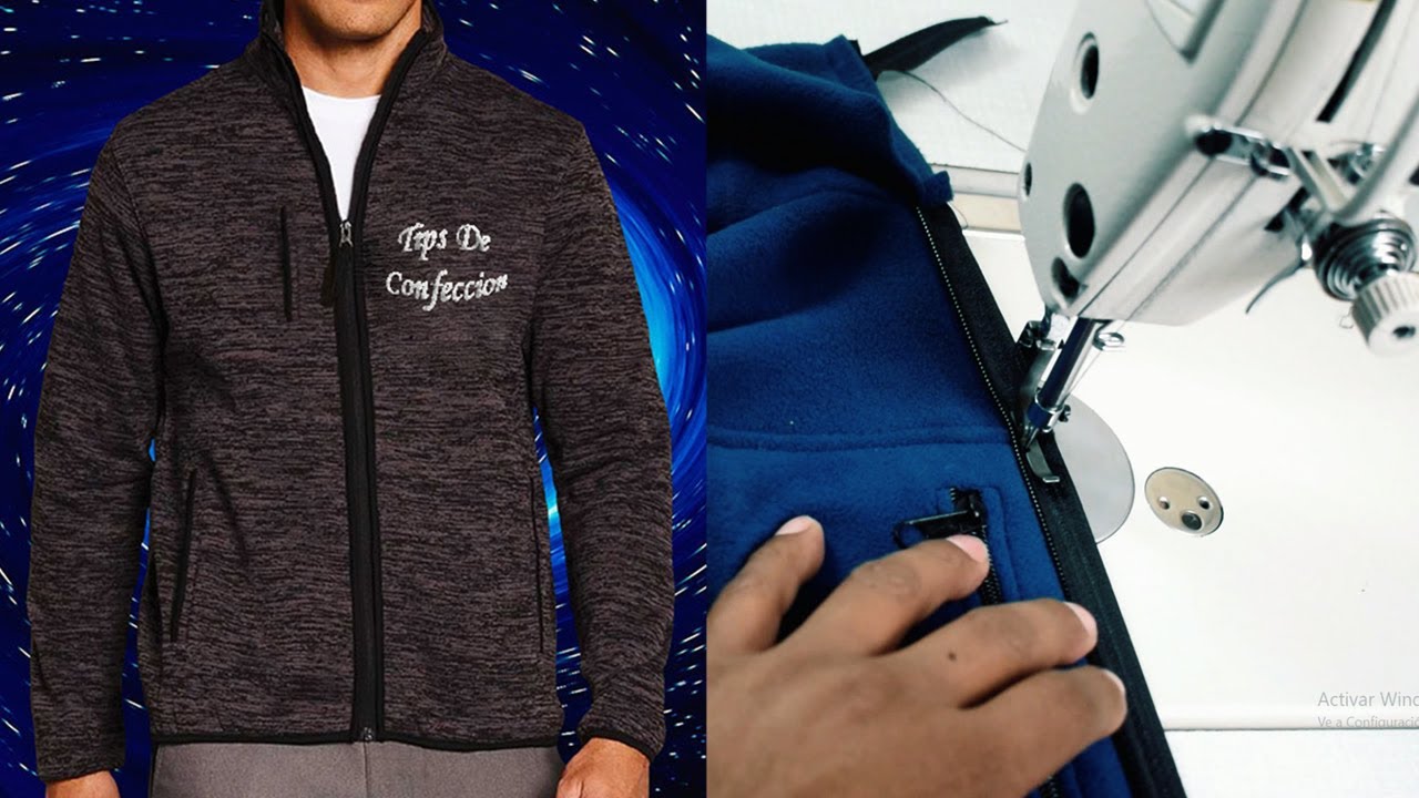 CHAQUETA SUDADERA MICROPOLAR PARA HOMBRE|Tips De Confección