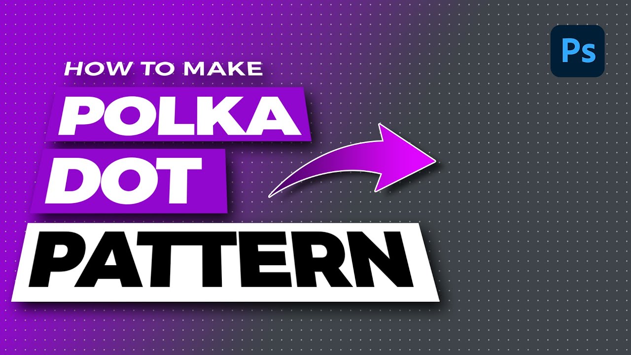 Как создать точечный узор в Adobe Photoshop