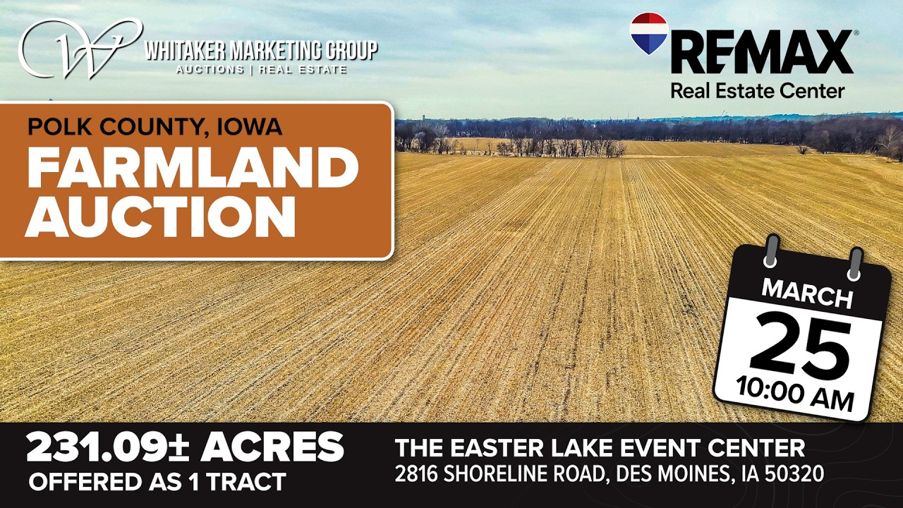 Polk County, Iowa Land Auction | 231.09± Acres