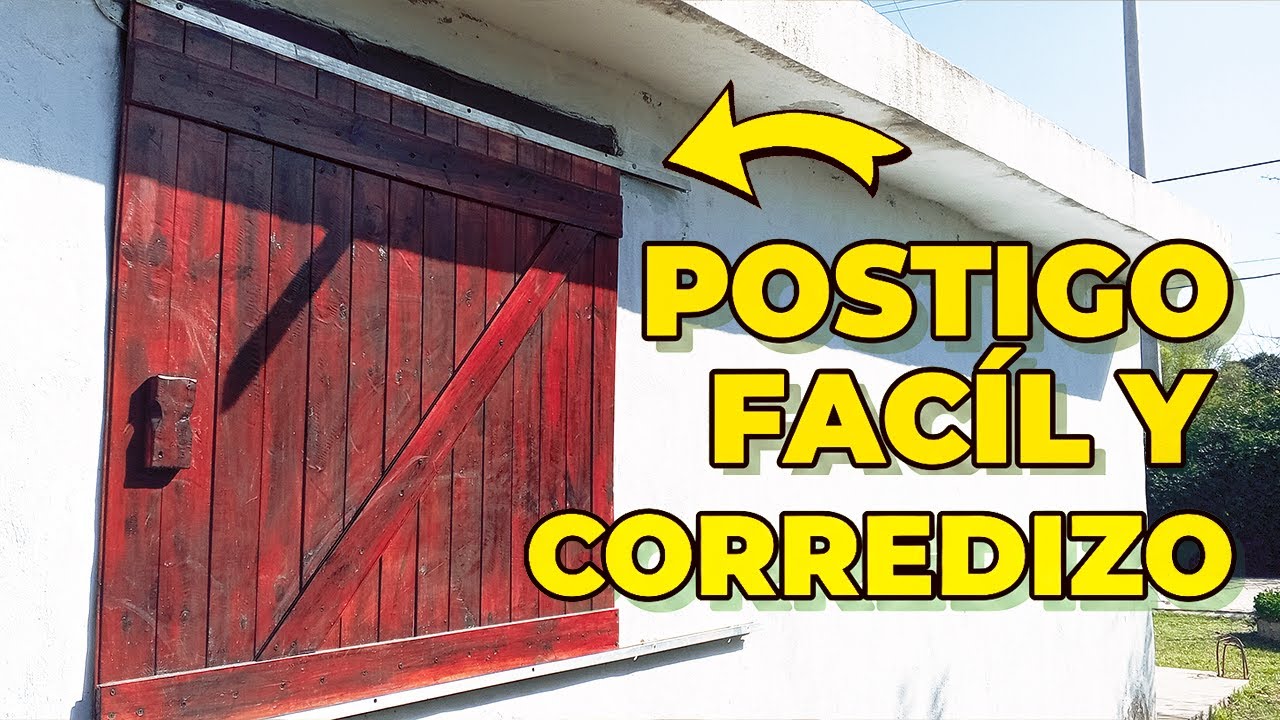 HACER POSTIGOS DE MADERA PARA VENTANAS - CORREDIZOS