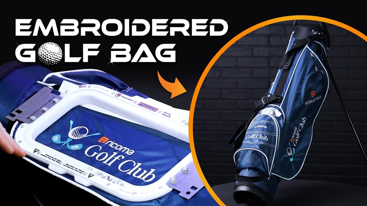 Transform Your Golf Bag with Stunning DIY Embroidery in Minutes