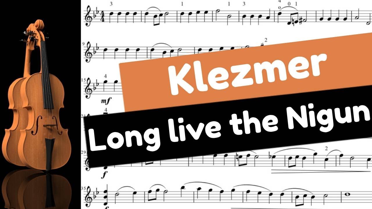 Long live the Nigun au violon - Klezmer Partition