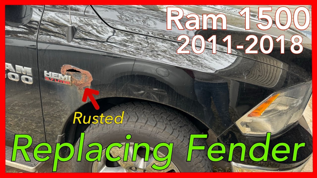 How to replace front fender on Ram 1500