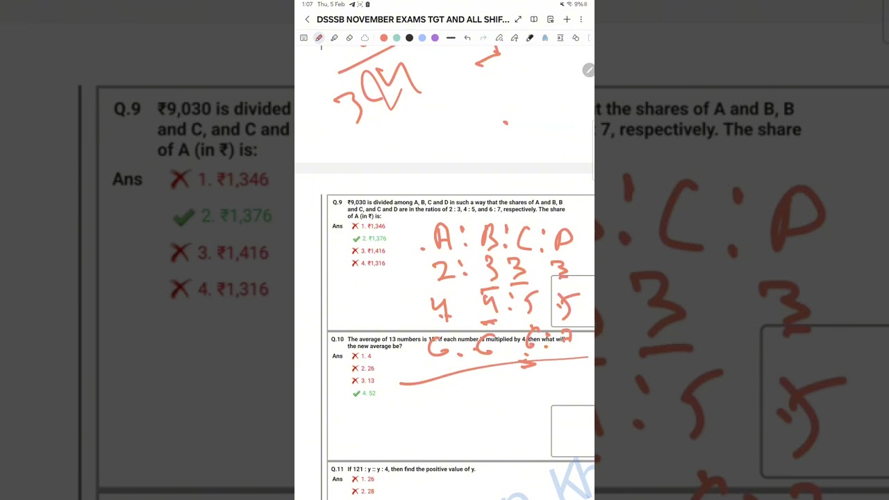 DSSSB tgt sst 10 nov shift 1 