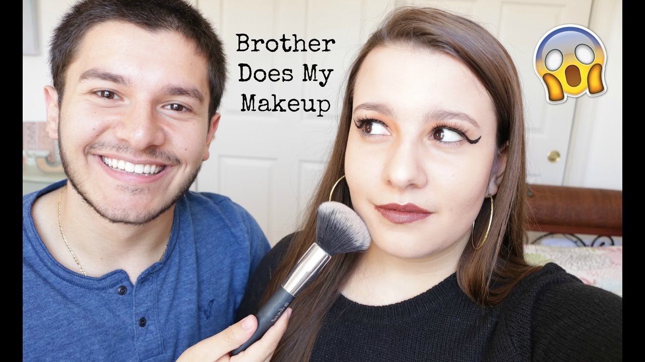 MY TWIN BROTHER DOES MY MAKEUP | Sibling Tag ♡