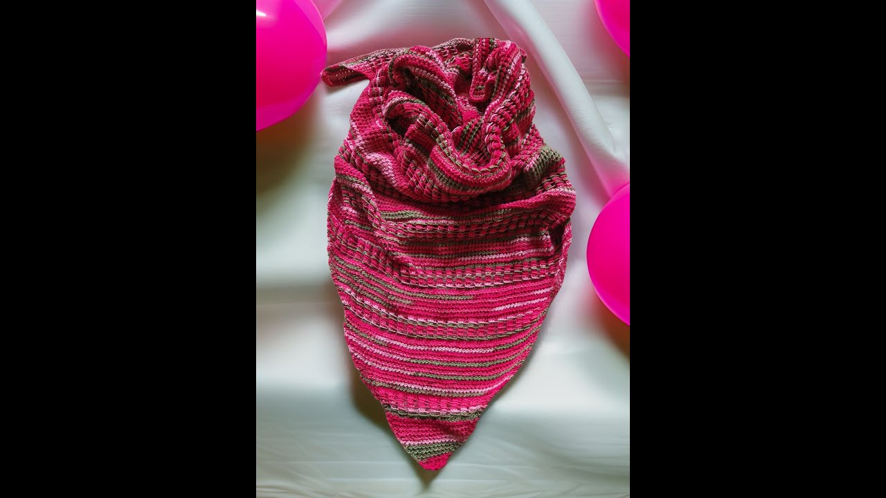 Tuch 6  Kleiner Mustermix; stricken;