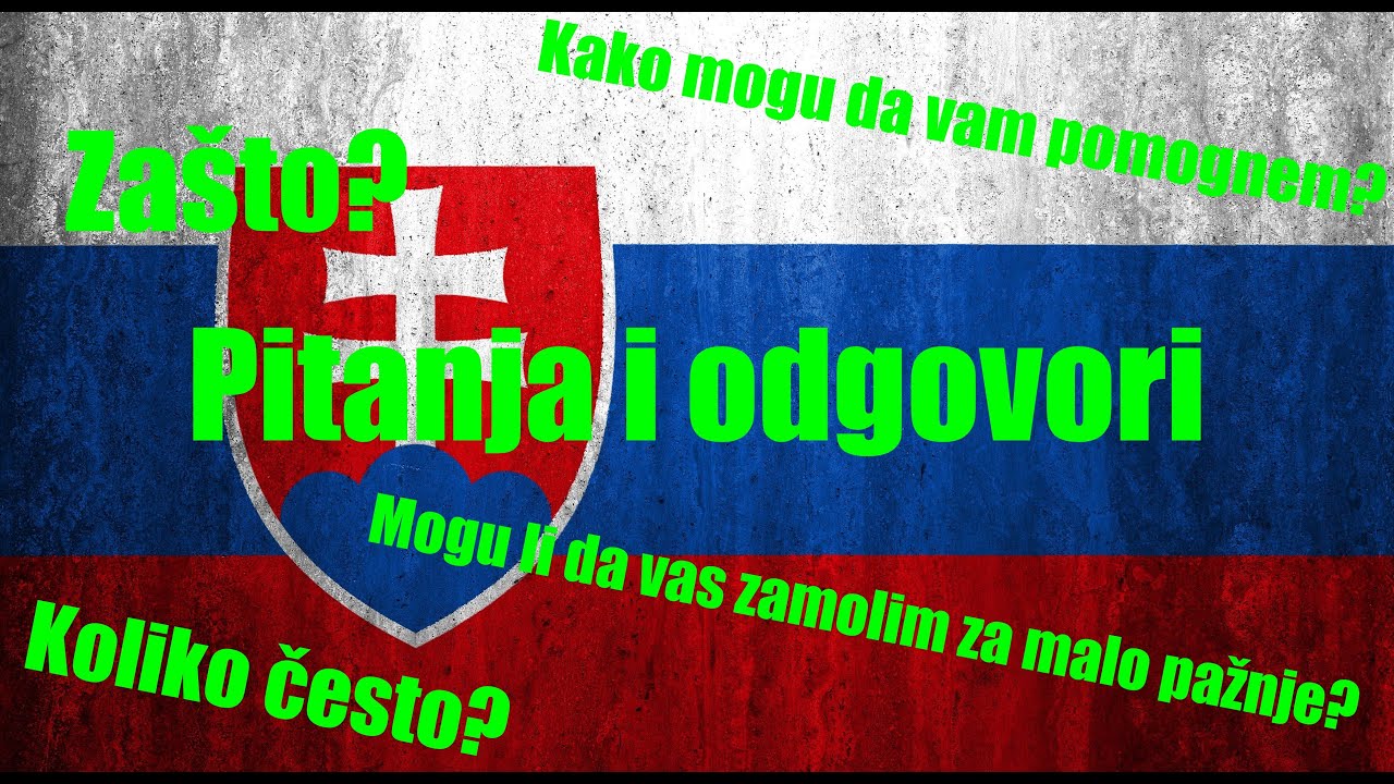 Slovacki za pocetnike - Osnovne recenice ( pitanja i odgovori )
