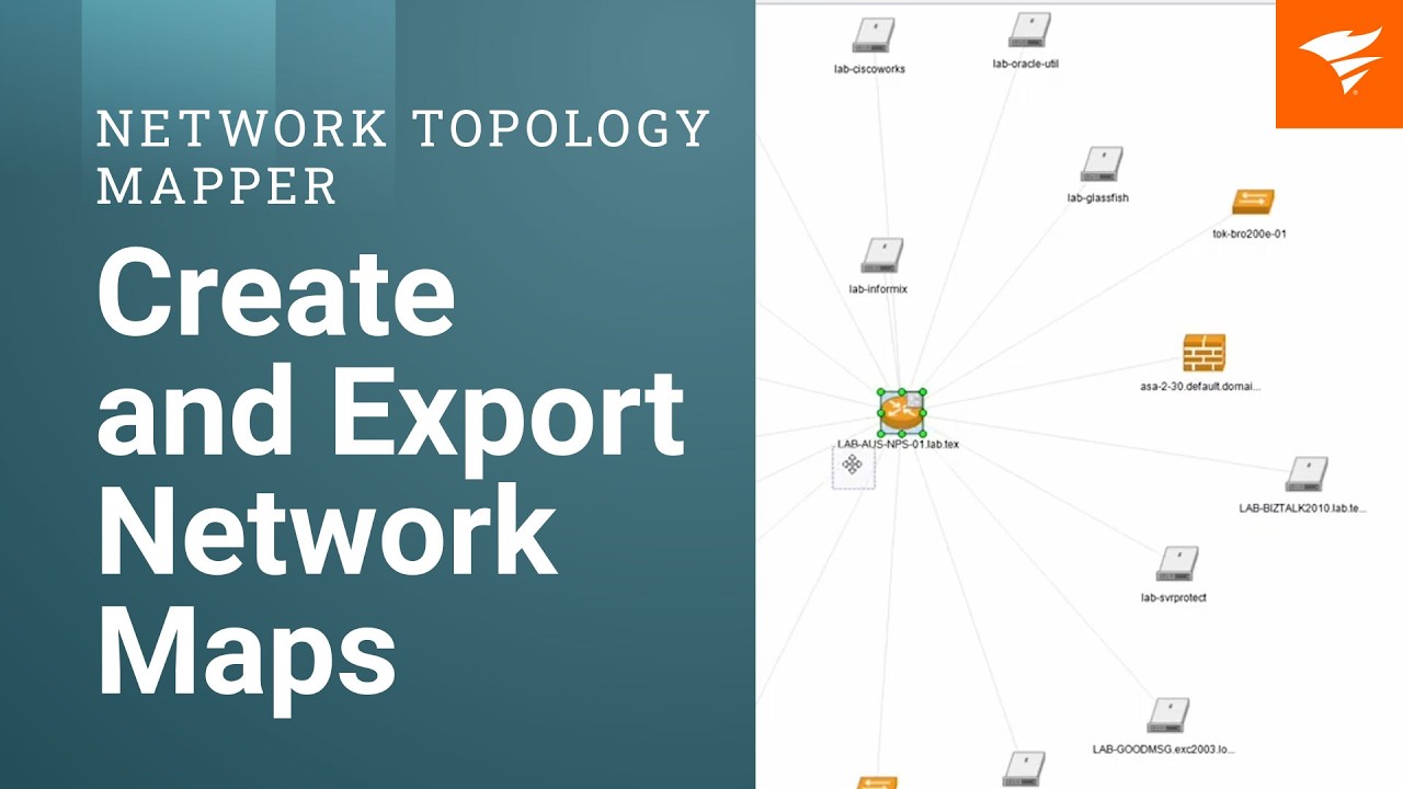Automate, Create and Export Network Maps to Visio with SolarWinds Network Topology Mapper