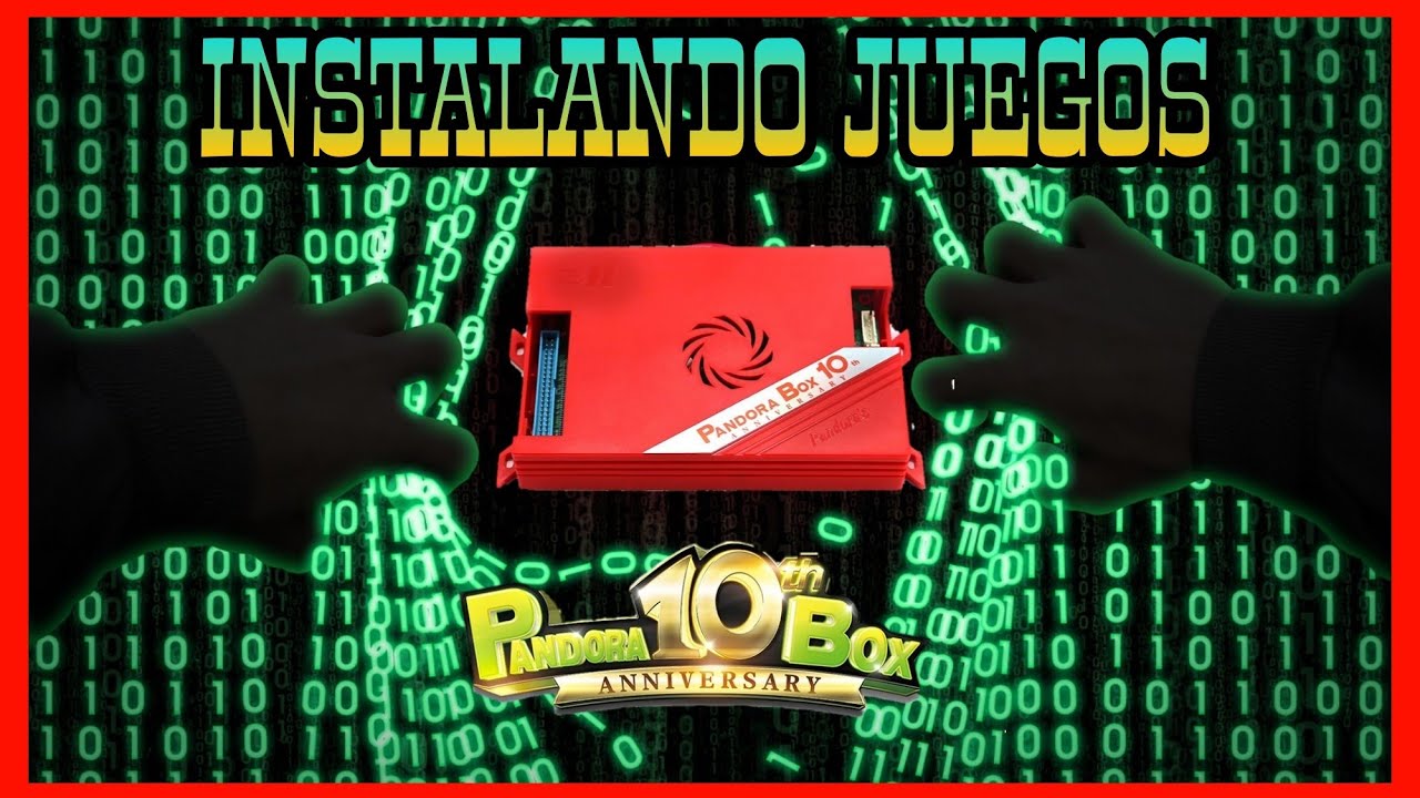 Instalación de juegos en Pandora Box 10th Aniversario