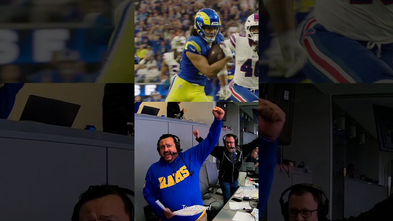Spanish radio call never disappoints 📻 Llamada de la radio nunca defrauda #rams #espa&ntilde;ol #shorts
