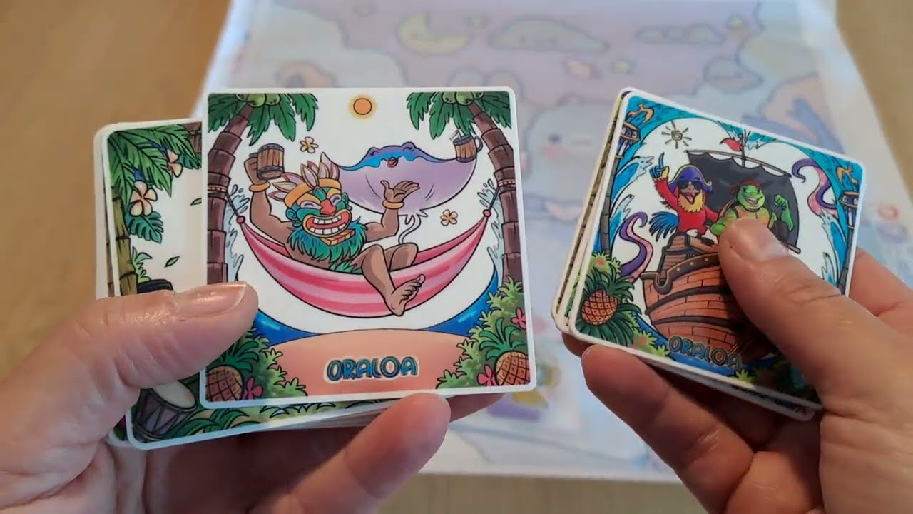 Unboxing diamond painting oraloa et ma collection de cartes 😍