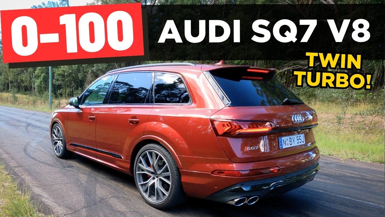 Обзор Audi SQ7 (V8 TFSI) 2023 года: разгон от 0 до 100 миль, 1/4 мили, разгон от 0 до 200 миль и ...