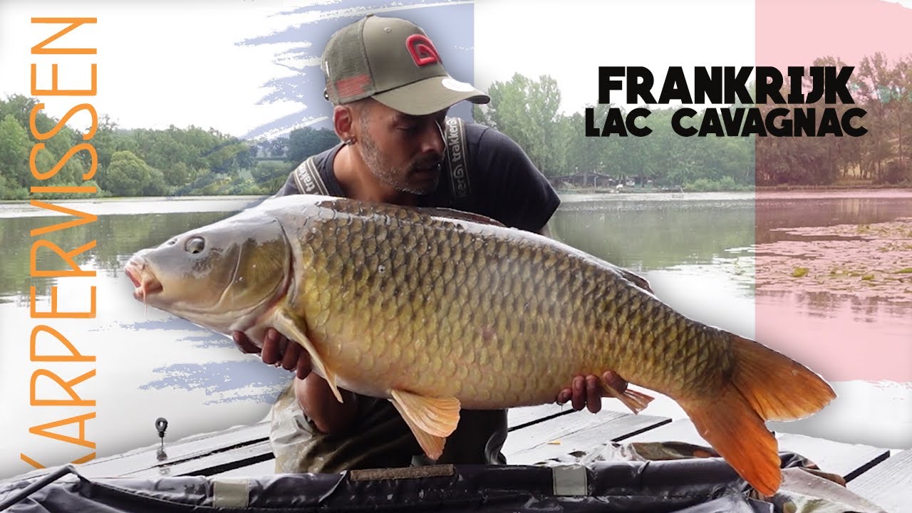 Karpervissen op Lac Cavagnac - Denny vist op karper in frankrijk 2023