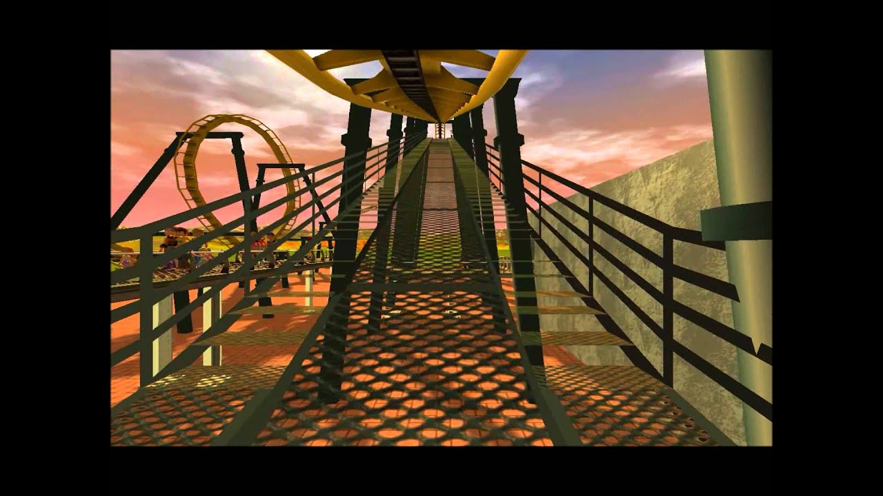 Batman the Ride @ 6 Six Flags Parks. RCT3