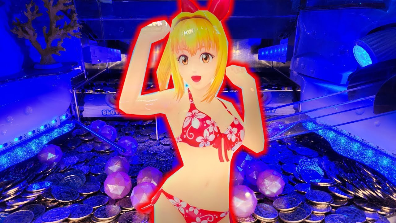 Found This Anime Sea Themed Coin Pusher While in Japan