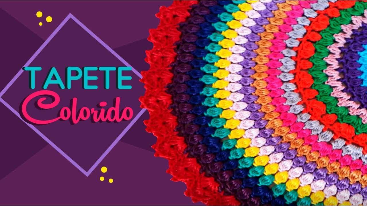 TAPETE COLORIDO ECONÔMICO