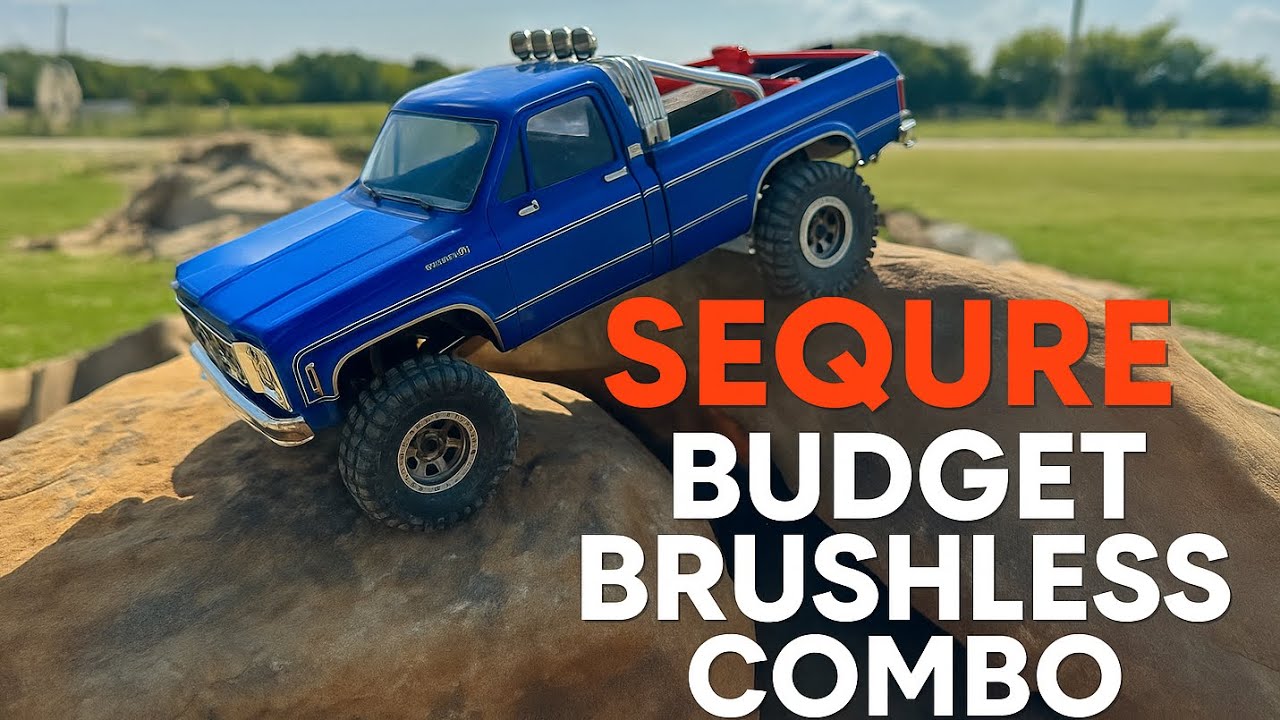 SEQURE ANT ESC & 1520 Motor for Traxxas TRX4M,Ascent18 and SCX24 Under $60!!! 