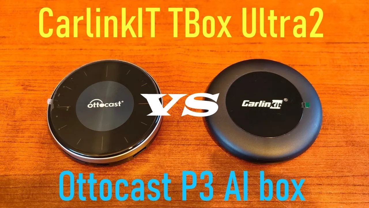 Which Car Play/Android Auto box is better? CarlinkIT TBox Ultra 2 VS Ottocast P3 (OttoAIBox)