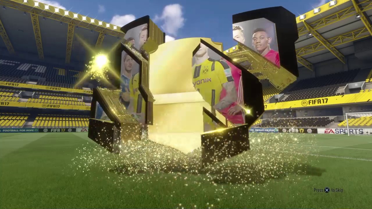 FIFA 17 ULTIMATE TEAM/GOLD UPGRADE SBC/#WALKOUT PLAYER PACKED!!!