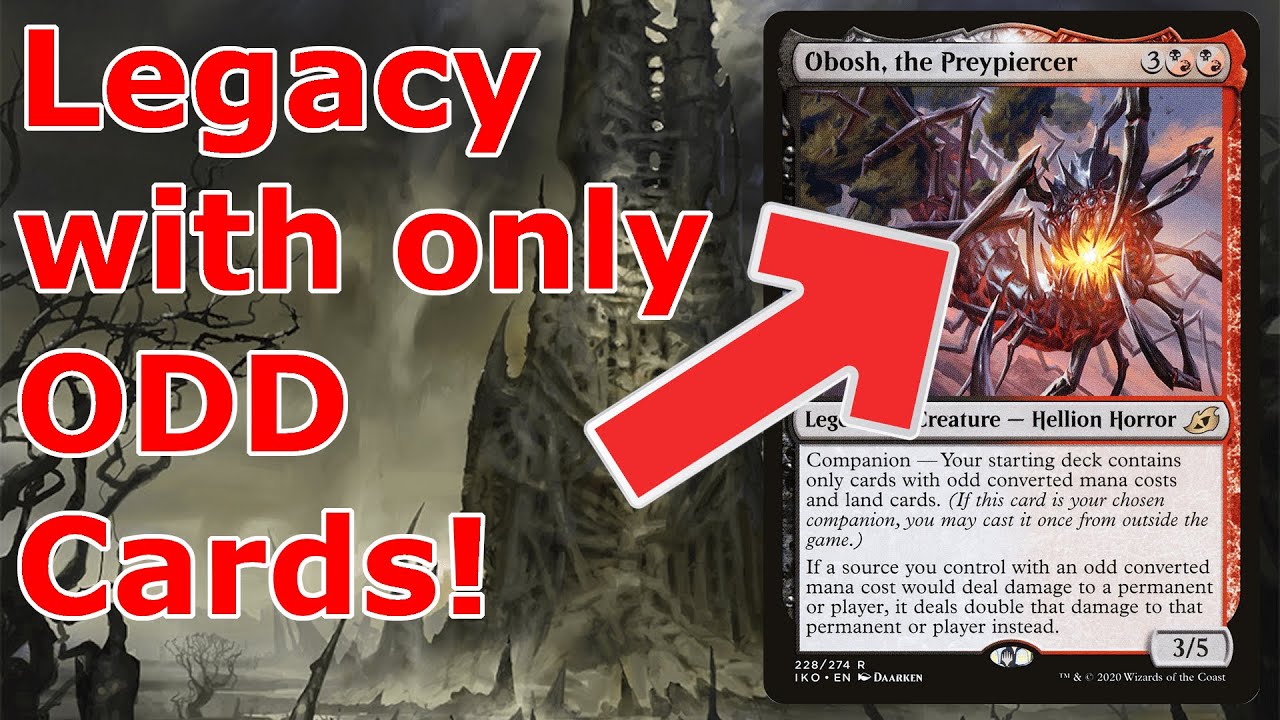 EVENS GO HOME!  Obosh, the Preypiercer Nic Fit (Legacy Golgari Midrange MTG)