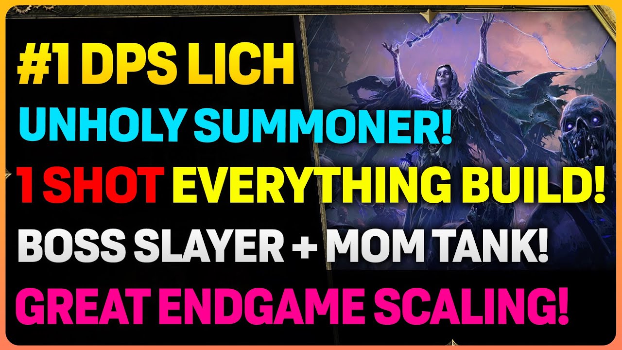POWERFUL 0.2.0 Lich Unholy Summoner: Bosser Slayer + MOM Super Tank!!