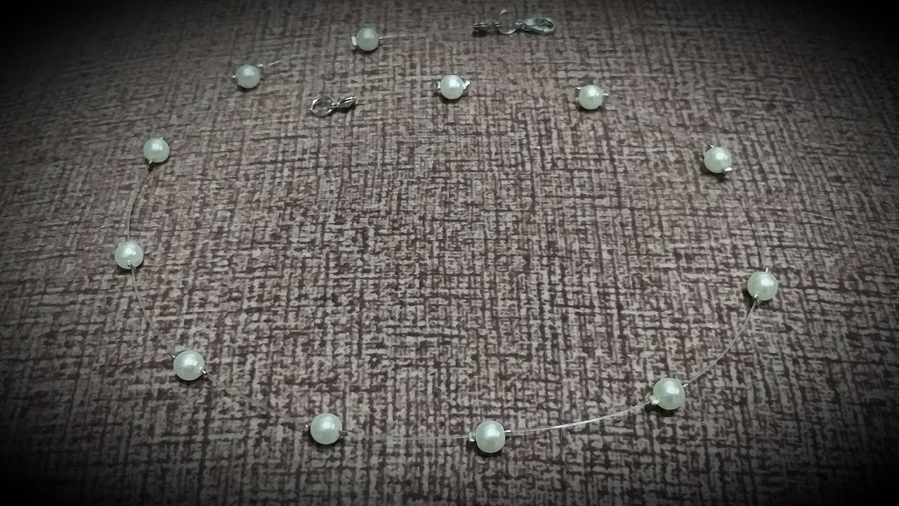 Collar Invisible de Perlas...Clase #519!!!