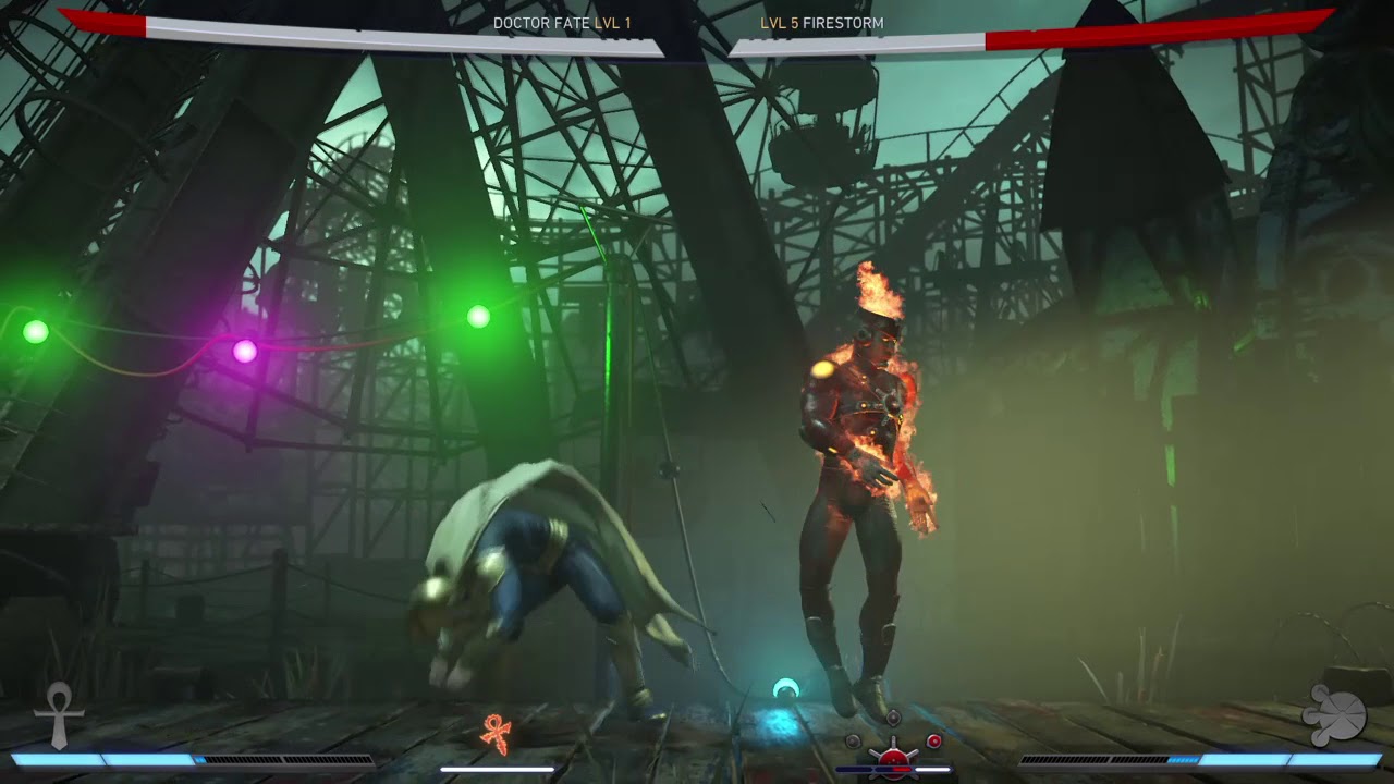 Injustice 2 Doctor Fate vs Fire Storm