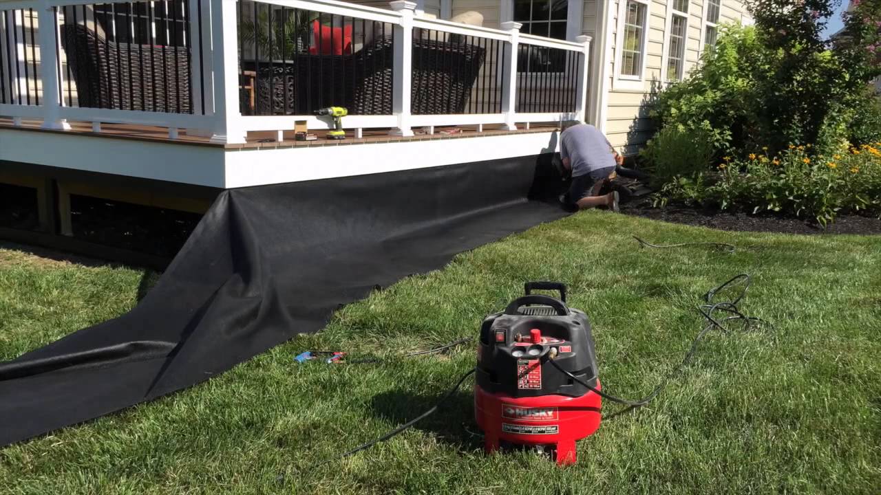 Deck Skirting with DeckALL