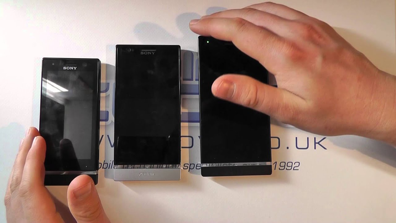 Sony Xperia S v Sony Xperia P v Sony Xperia U (Android Smartphone Comparison)