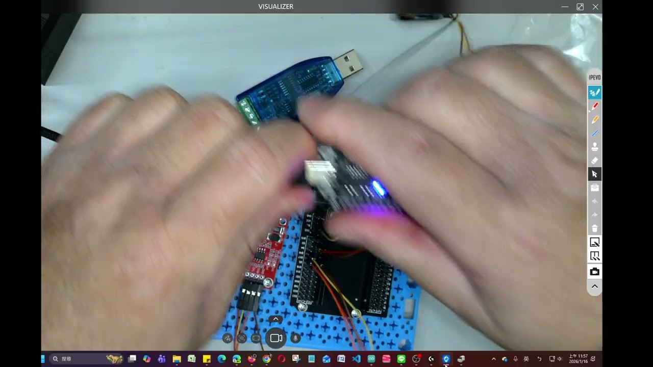 ac301交流功率表**資料收集模組的組裝教學**RS485通訊連接 Modbus 協議， 透過電腦監控並存檔CSV資料： 電壓/電流/頻率/溫度/功率/瓦數2026 01 16