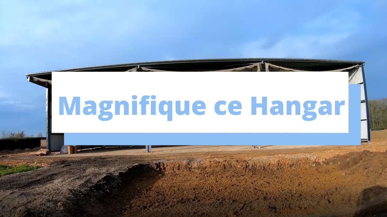 900 m² de stockage pour 800 Ha de céréales 😮🙋‍♂️ Hangar stockage a plats tout neuf !