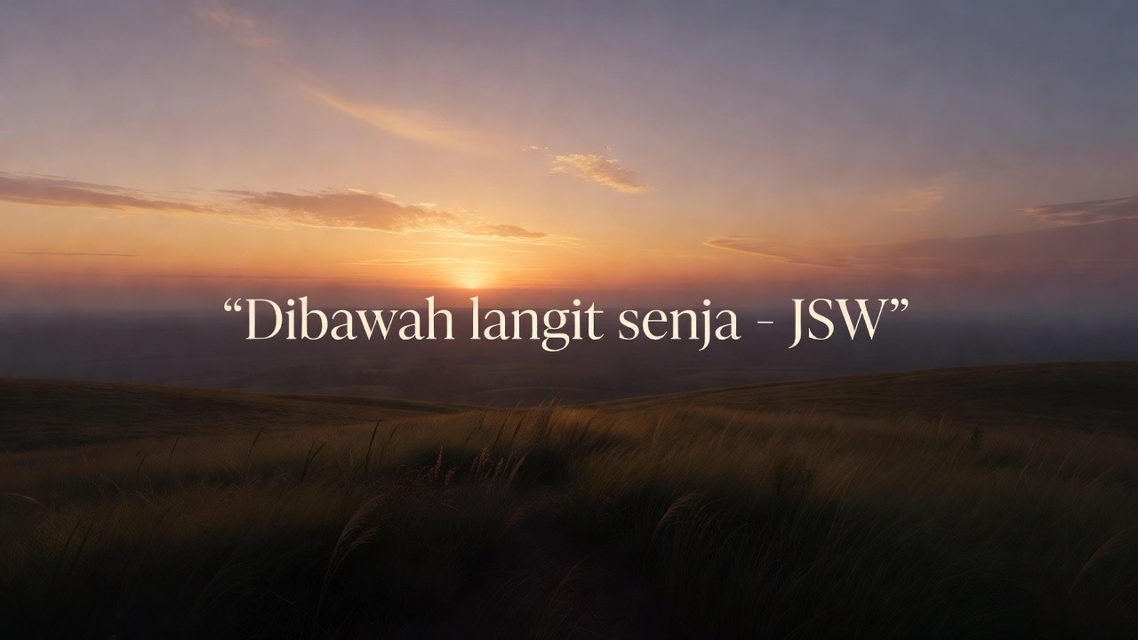 Dibawah Langit Senja - Just Song Writer Video Lirik