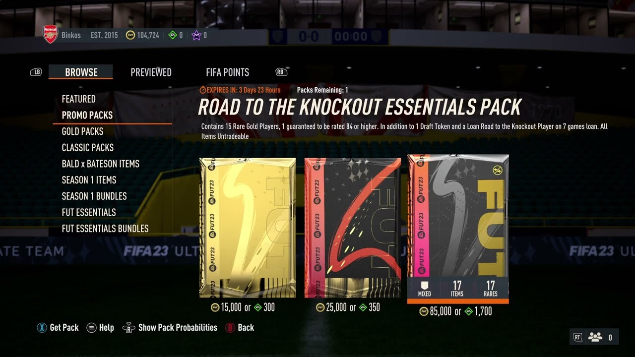 Road To The Knockout Essentials Pack