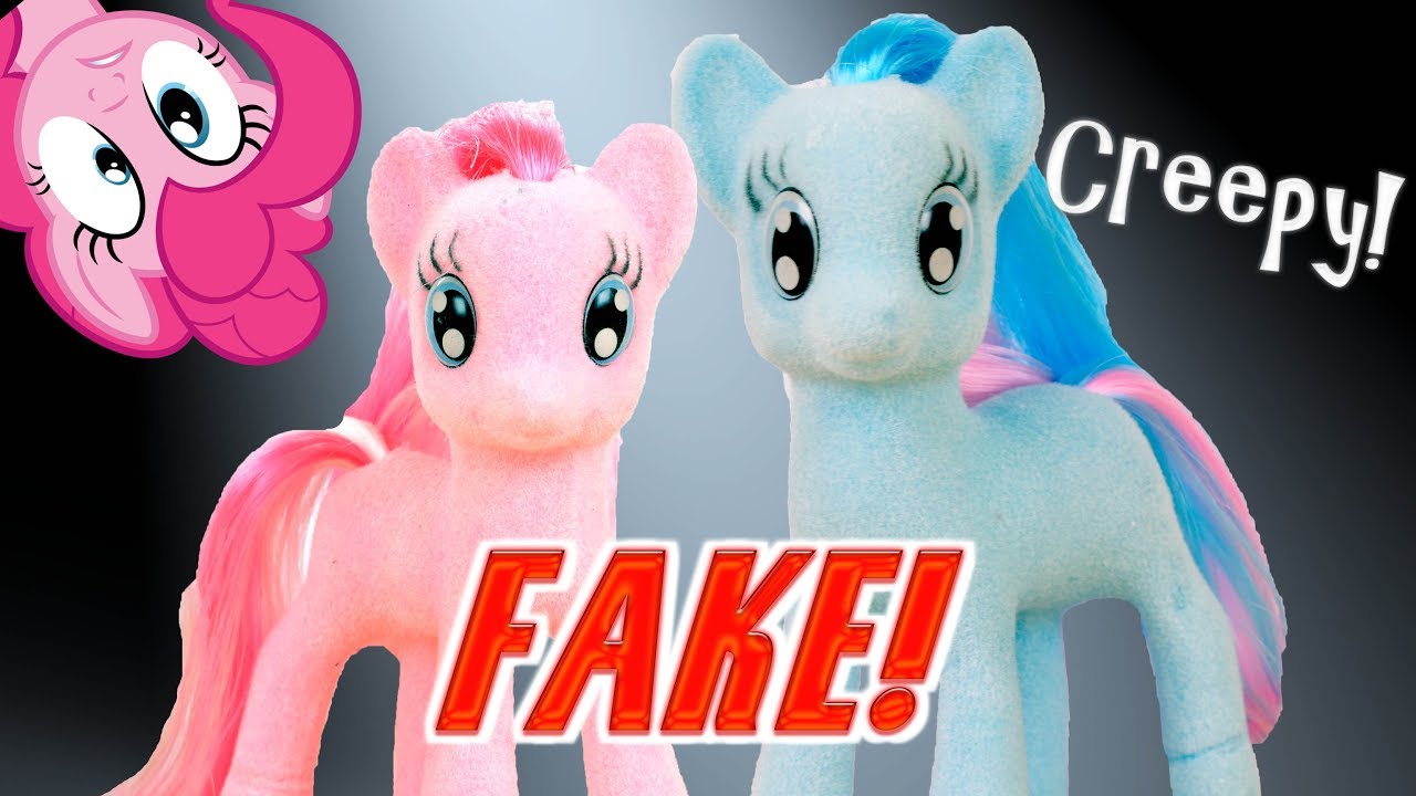 FAKE MY LITTLE PONY?! MLP Toy Skit with Pinkie Pie & Review | MLP Fever