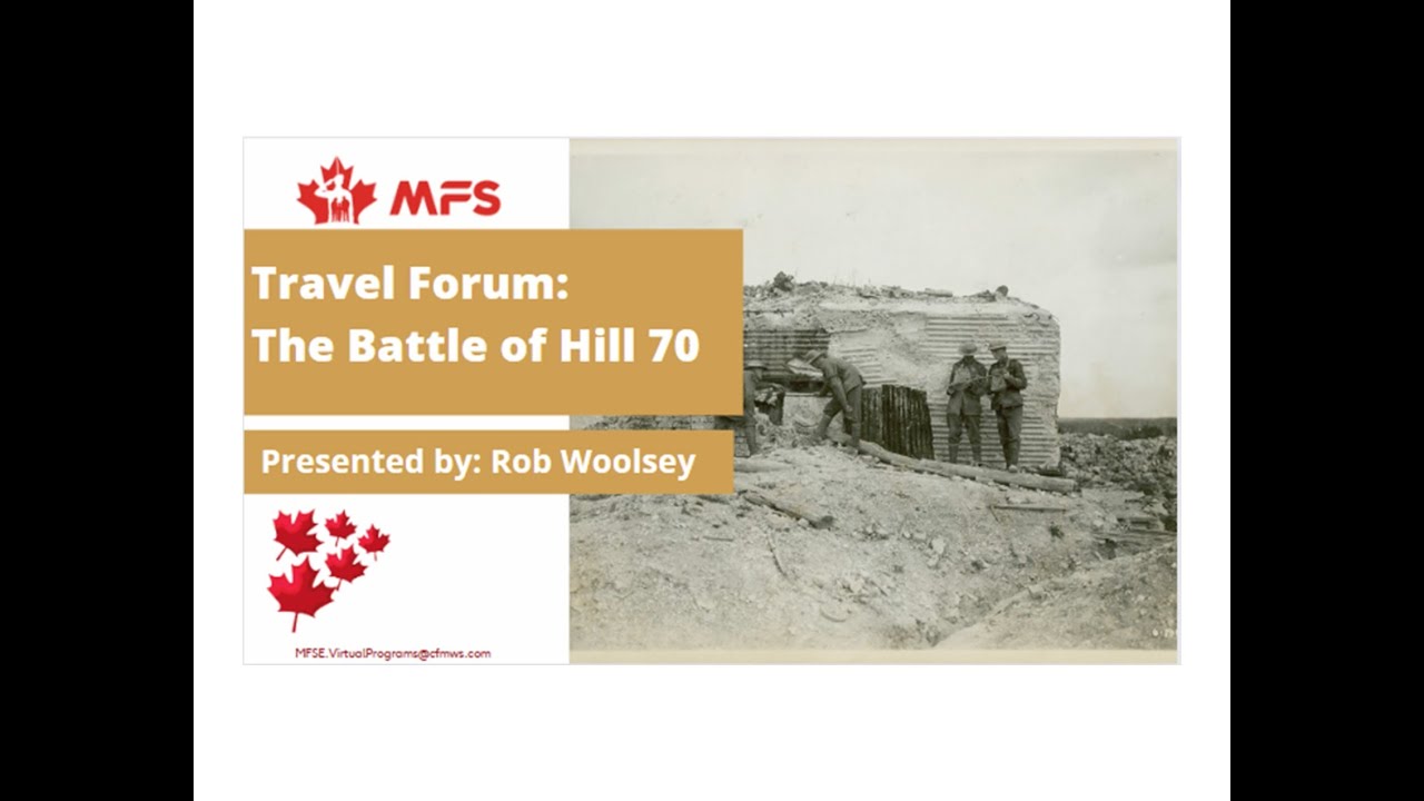 Battlefield Tours:  Battle of Hill 70 / La bataille de la cote 70