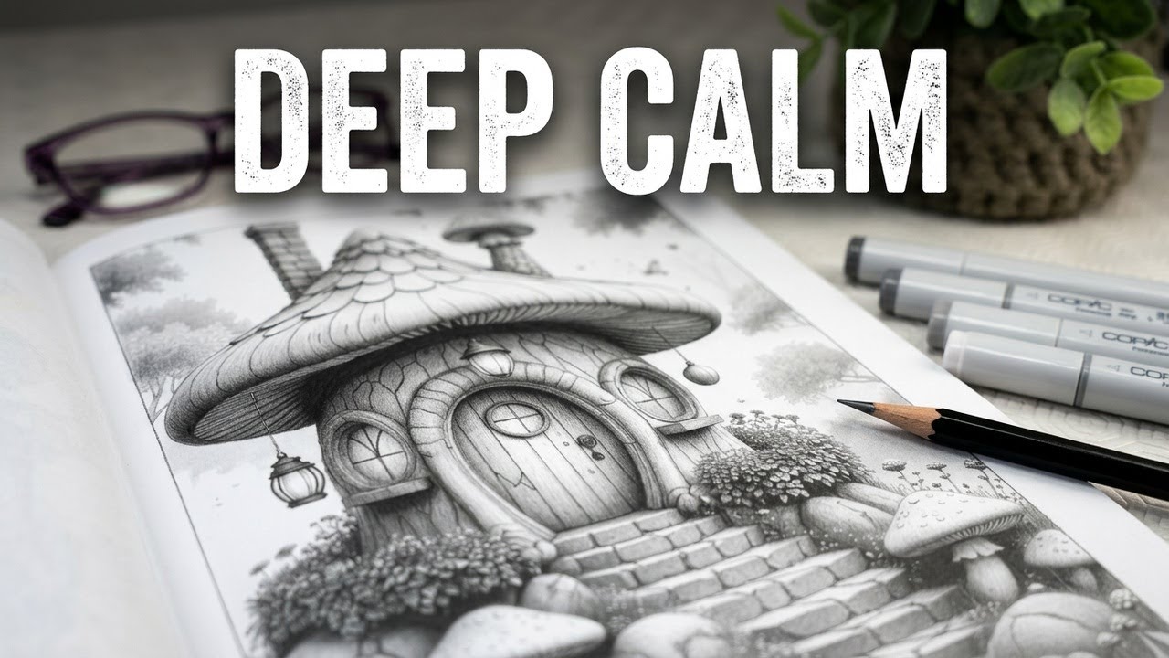 Mindful Art therapy Session - Greyscale Color and Chat
