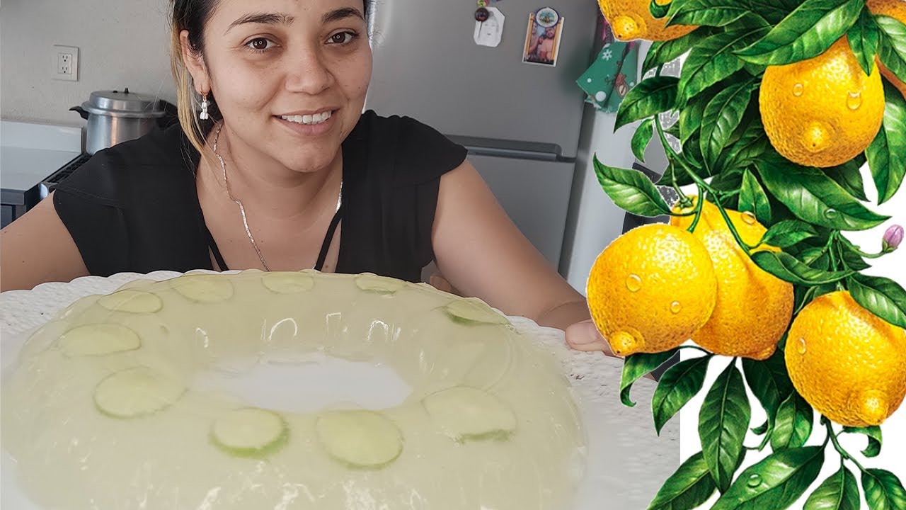 Gelatina de limón natural 🍋