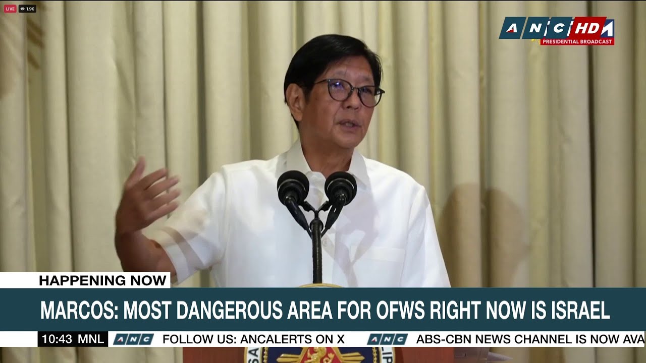Marcos: We are already collecting assets for repatriation of Filipinos in case any window given |ANC
