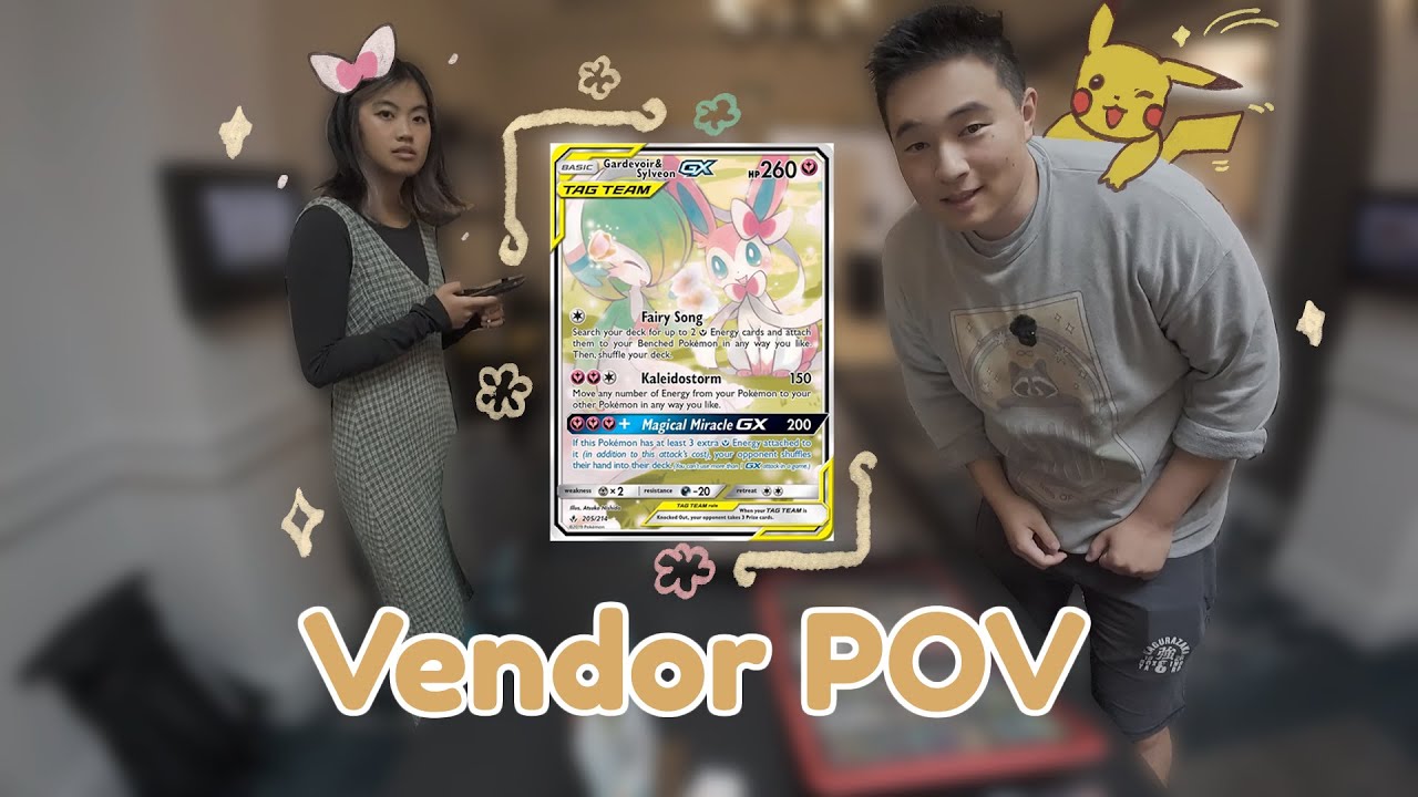 BOUGHT THIS TAG TEAM FOR $5?? | SD Card Show | Pokemon Vendor POV