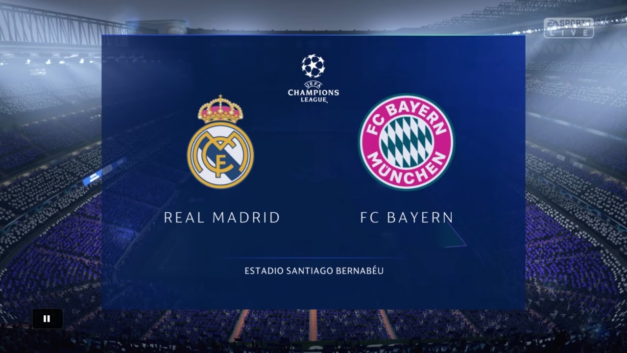 FIFA 19 | REAL MADRID VS FC BAYERN GAMEPLAY WALKTHROUGH CHAMPIONS LEAGUE GROUP STAGE 1080/60HZ PS4